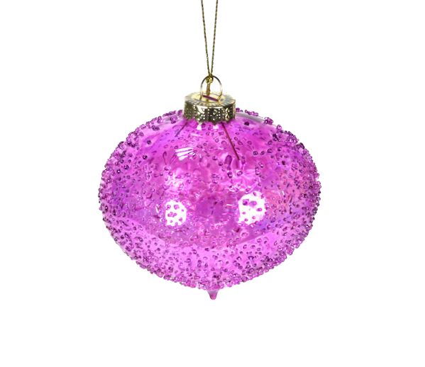 Phlox Purple Rock Candy Onion Ornament - Item 351022 | The Christmas Mouse