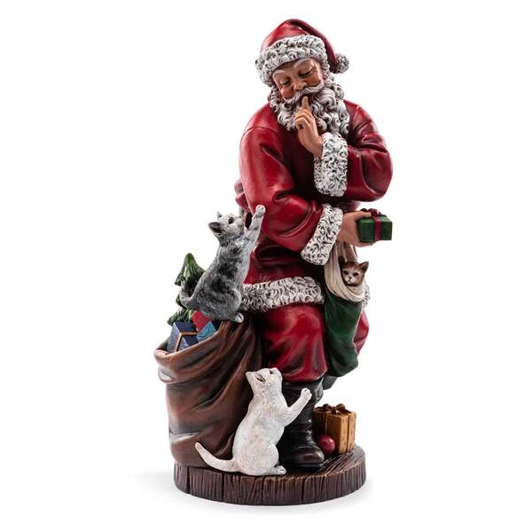 Item 353009 Santa Shshing Cats