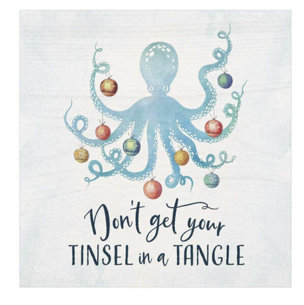 Item 364057 Dont Get Your Tinsel Tangle Sign
