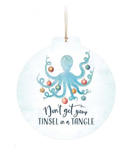 Item 364162 Dont Get Your Tinsel In a Tangle Ornament