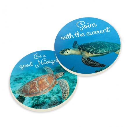 Item 364343 Sea Turtle Car Coasters