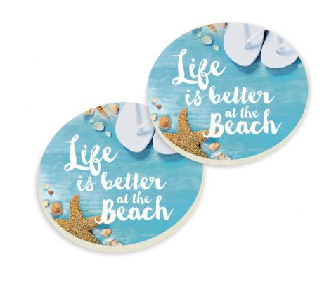 Item 364379 Life Is Better Coaster 2 Pack