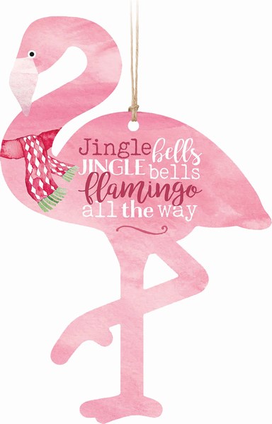 Item 364471 Jingle Bells Flamingo All The Way Ornament