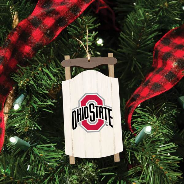 Item 364608 Ohio State University Sled Ornament