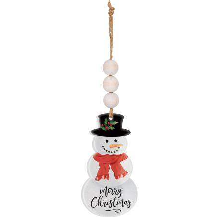 Item 364654 Merry Christmas Snowman Ornament