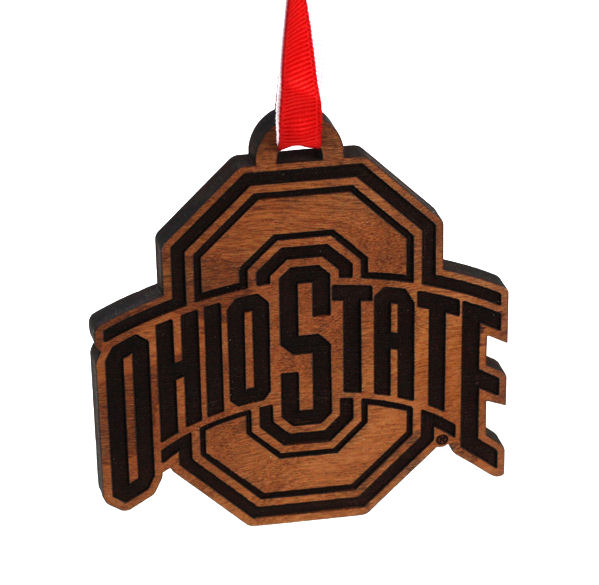 Item 367018 Ohio State University Buckeyes Block O Ornament