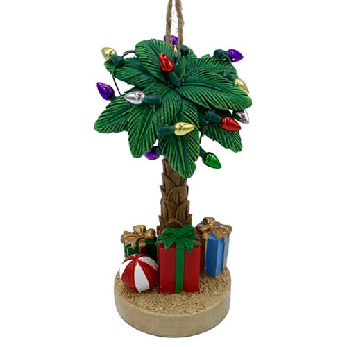 Item 396161 Palm Tree With Lights Ornament