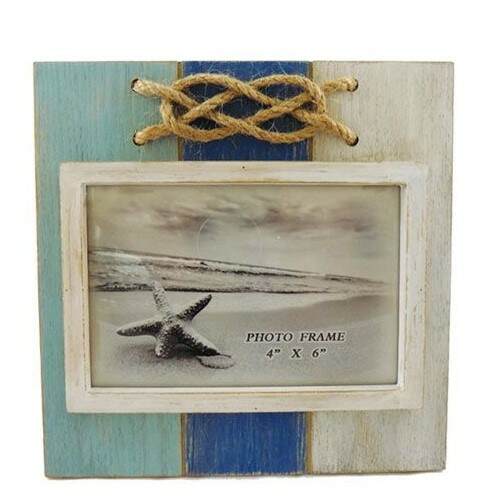 Item 396202 4x6 Rope Knot Photo Frame