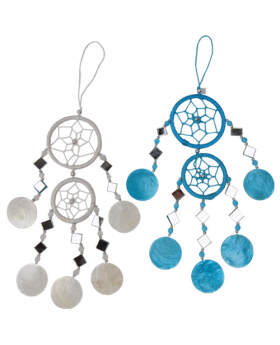 Item 396286 Capiz Mirror Dreamcatcher