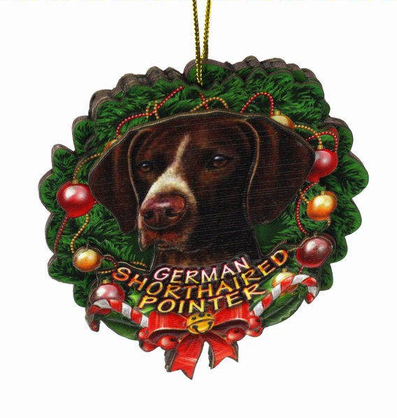 Item 398041 German Shorthaired Pointer Wreath Ornament