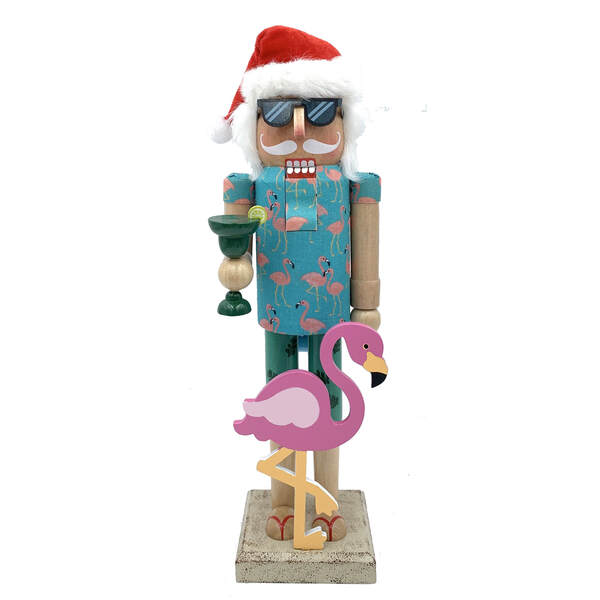 Item 401189 Flamingo Claus Nutcracker