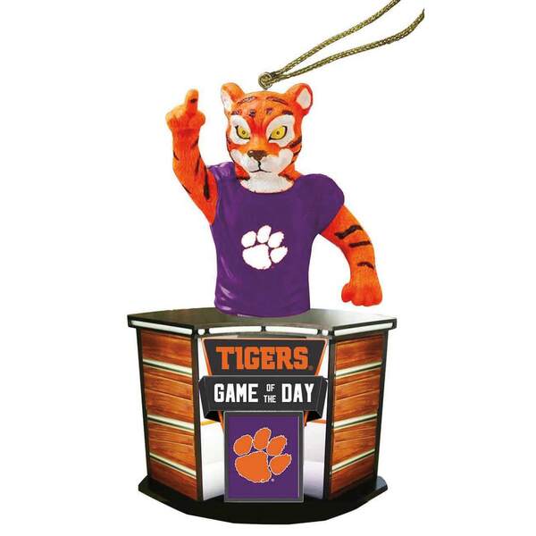 Item 401200 CLEMSON GAME OF THE DAY ORNAMENT