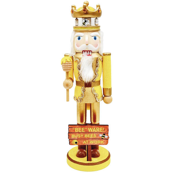 Item 401240 Bee Ware Of Bees Nutcracker