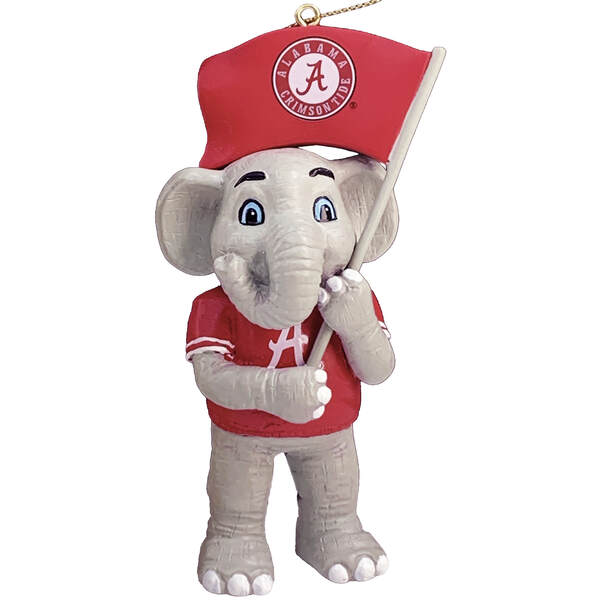 Item 401242 Alabama Mascot Flag Ornament