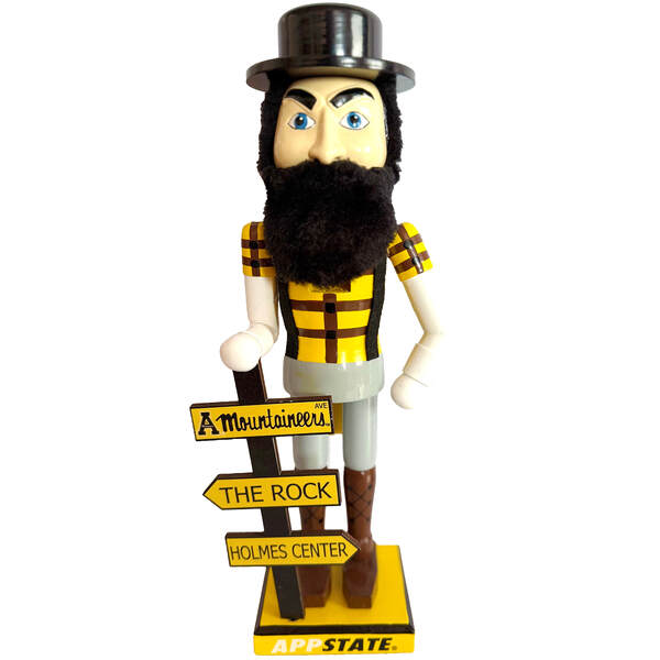 Item 401244 App State Mascot Nutcracker