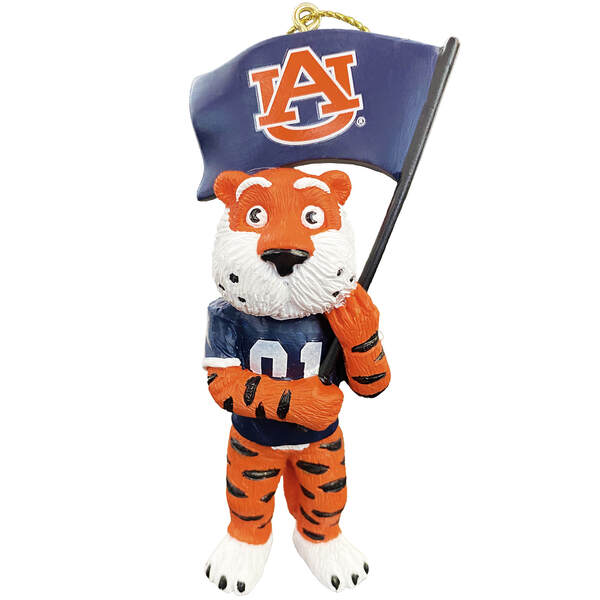 Item 401245 Auburn Mascot Flag Ornament