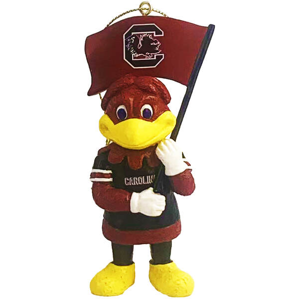 Item 401273 South Carolina Mascot Flag Ornament