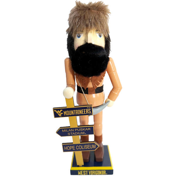 Item 401282 West Va Mascot Nutcracker