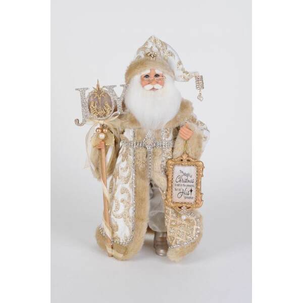 Item 403008 Lighted Joyous Presence Santa Figure