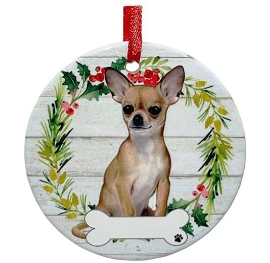 Item 407376 Chihuahua Wreath Ornament