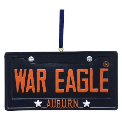 Item 416116 Auburn University Tigers License Plate Ornament