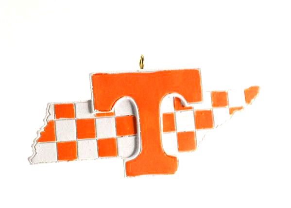 Item 416265 University of Tennessee Volunteers Map Ornament