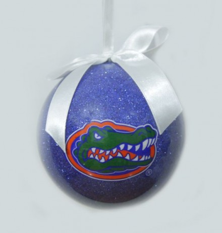 Item 416323 University of Florida Gators Glitter Ball Ornament
