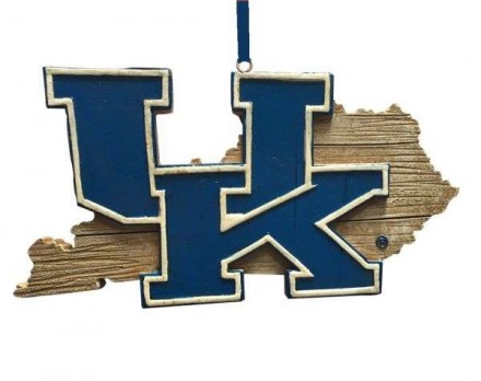 Item 416341 University of Kentucky Wildcats Map Ornament