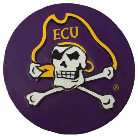 Item 416348 East Carolina University Pirates Disc Ornament