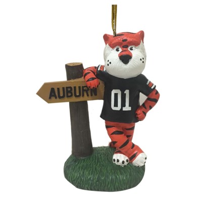 Item 416380 Auburn University Tigers Mascot With Sign Ornament
