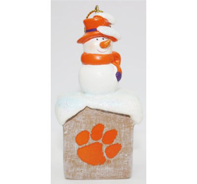 Item 416434 Clemson University Tigers Snowman Ornament