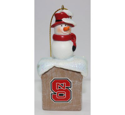 Item 416438 North Carolina State University Wolfpack Snowman Ornament