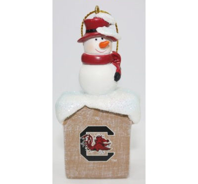 Item 416441 University of South Carolina Gamecocks Snowman Ornament