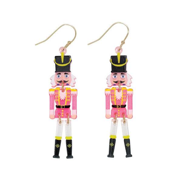 Item 418058 Pink Nutcracker Earrings