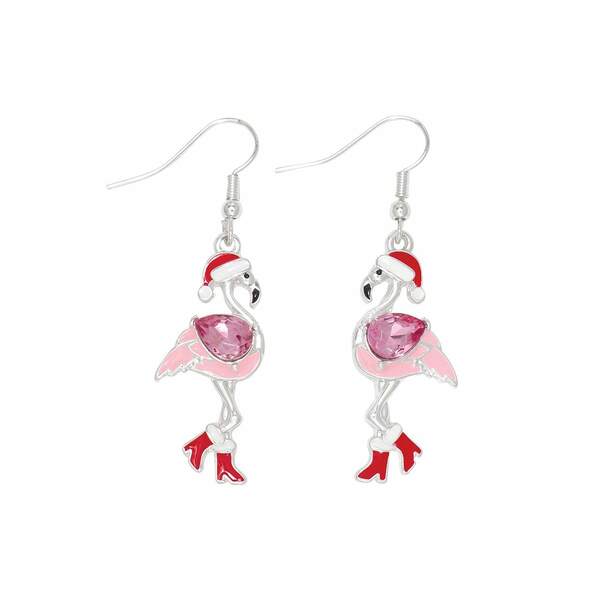 Item 418377 Bejeweled Holiday Party Flamingos
