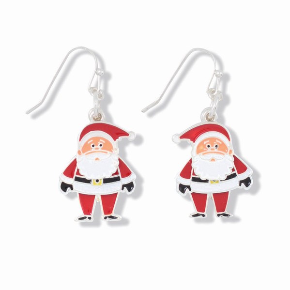 Item 418538 Movable Santa Earrings