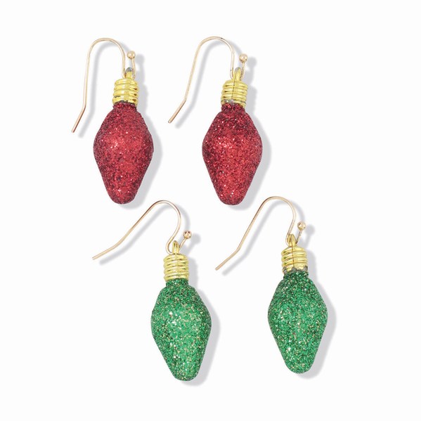 Item 418602 Holiday Bulb Earrings