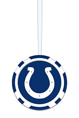 Item 420077 Indianapolis Colts Poker Chip Ornament