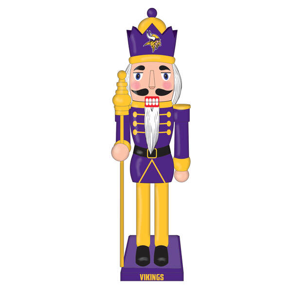 Item 420117 Minnesota Vikings Nutcracker