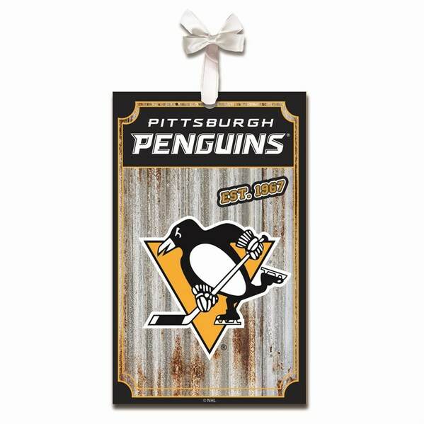 Item 420232 Pittsburgh Penguins Corrugate Ornament