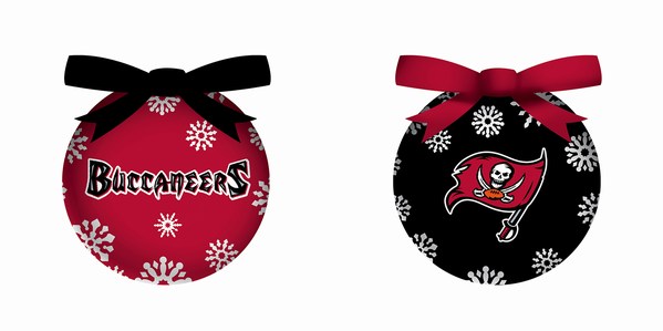 Item 420469 Tampa Bay Buccaneers Light Up LED Ball Ornament