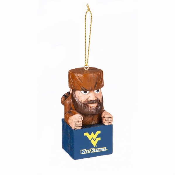Item 420494 West Virginia University Mountaineers Mascot Ornament