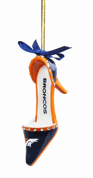 Item 420531 Denver Broncos High Heel Shoe Ornament