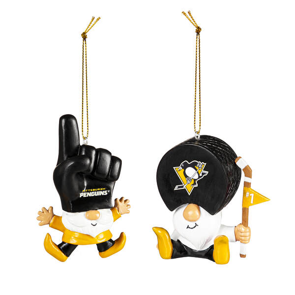 Item 420540 Pittsburgh Penguins Gnome Fan Ornament
