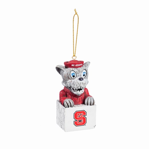Item 420620 North Carolina State University Wolfpack Mascot Ornament