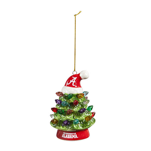 Item 420624 University Of Alabama Tree With Hat Ornament