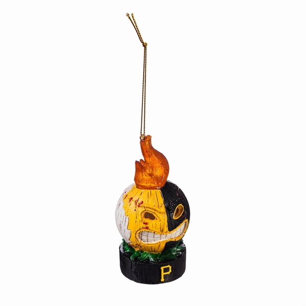Item 420627 Pittsburgh Pirates Lit Team Tiki Ball Ornament