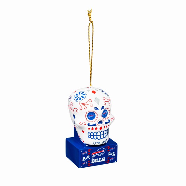 San Antonio Spurs NBA Sugar Skull Ornament