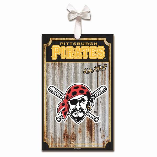 Item 420801 Pittsburgh Pirates Corrugate Ornament