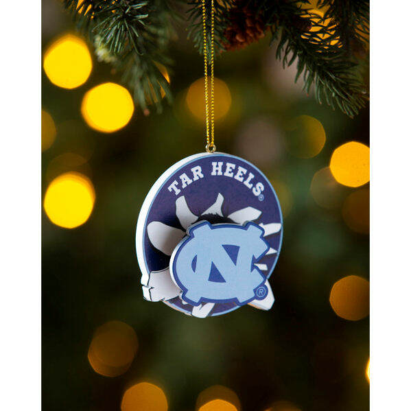 Item 420804 University Of North Carolina Tar Heels Breakout Bobble Ornament